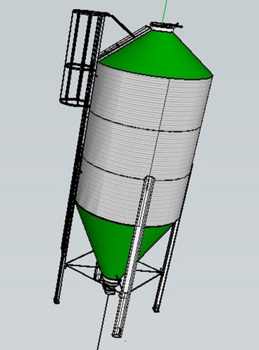 Imagen 9 de 9 de Silos Para Alimentos: Maíz Y Otros Granos 23 Metros Cúbicos