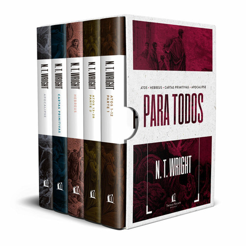Box Atos, Cartas Gerais e Apocalipse para todos, de Ribeiro, Luciana. Vida Melhor Editora S.A, capa dura em português, 2021