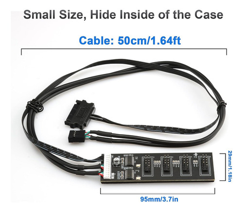 Divisor De Cabezal Usb De 9 Pines, Divisor De Cabezal Usb2.0