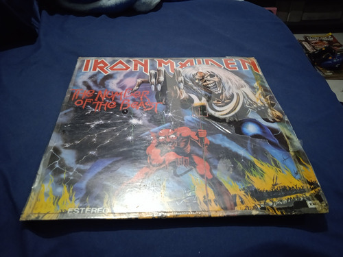 Lp Iron Maiden The Number Of The Beast En Acetato