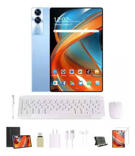 Tablet S12 Gpt Android 13 512gb +12gb Ram Con Teclado