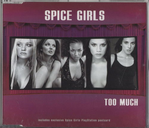 Spice Girls Too Much Single Cd 3 T. Part 2 + Postcard 1997 