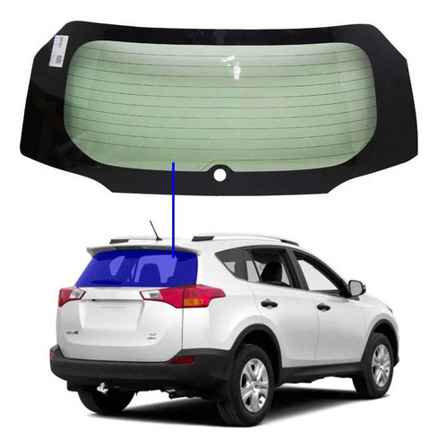 Vidro Traseiro Vigia Toyota Rav4 - 2018 A 2020