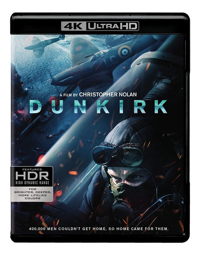 Dunkerque 4k Ultra Hd + Blu-ray Christopher Nolan 