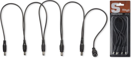 Cable Stagg Adaptador 5 Puntas Para Transformador Spsdc5m1f