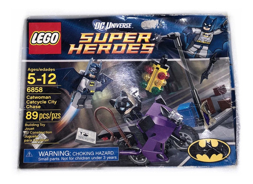 Lego Súper Hero. Catwoman Catcicle City Chase. 6858. Batman.