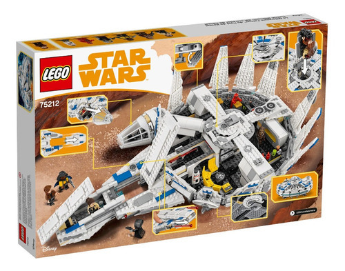Set Lego Halcón Milenario 75212 Star Wars 1414 Piezas