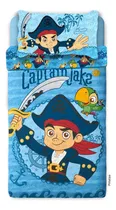 Comprar Cover Quilt Frazada Jake Y Los Piratas Plaza 1 1\u002F2 Cubrecama Color Azul Marino Liso