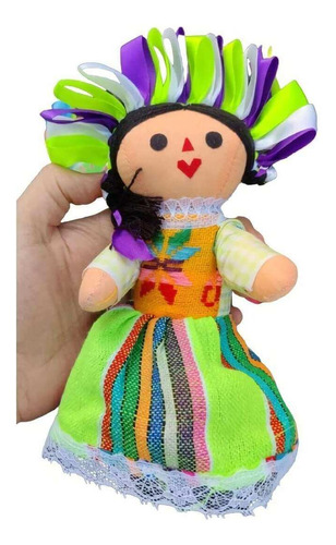 Muñeca Lele 100% Artesanal Artesanos Otomíes De Erilio 19cm