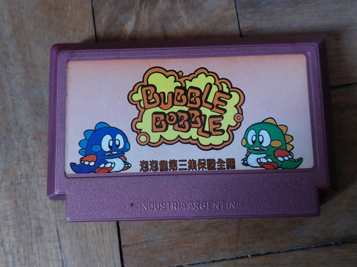 Family Game Juego Bubble Bobble Integrados Para Family 8bits