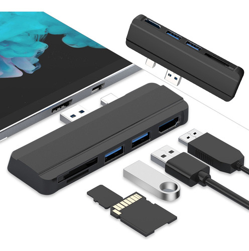 Adaptador Universal Usb Hub Usb 3.0 Para Surface Pro 3 5