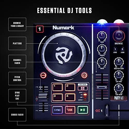 Controlador De Dj Para Principiantes Para Serato Dj Lite Con
