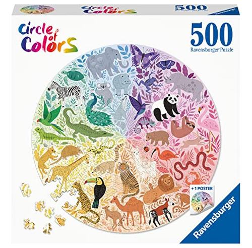 Ravensburger Circle Of Colors: Animals - Rompecabezas Redond