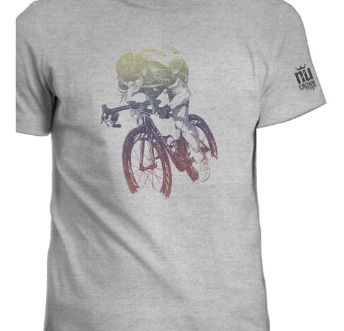 Camiseta Estampada Ciclismo Colombiano Bici Inp Hombre Igk 