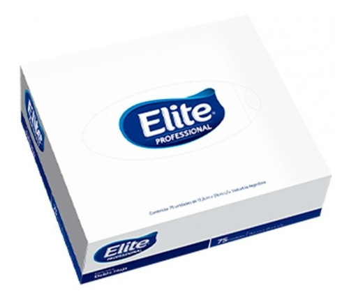 Elite Pañuelos Descartables Doble Hoja Box Familiar 75u