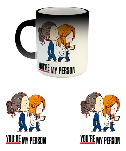 Taza Mágica Grey's Anatomy My Person |de Hoy No Pasa| 2