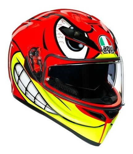 Capacete Fechado Agv K3 Sv Birdy Multi Vermelho