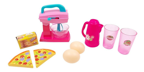 Set De Cocina Batidora Pizza Y Hervidor