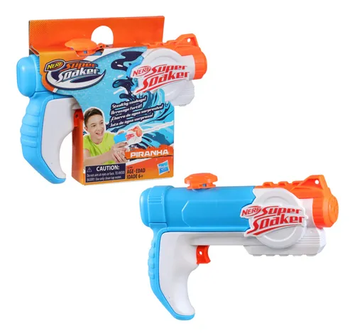 Nerf Super Soaker - Piranha Pistola De Agua