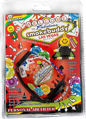 Smoke Buddy Original Vegas Negro/rojo Surtido Filtro De Aire