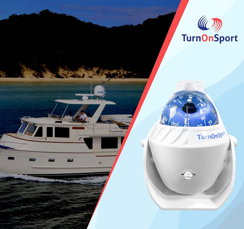 Compás De Barco Dash Mount Flush - Compás De Barco Dashbo...