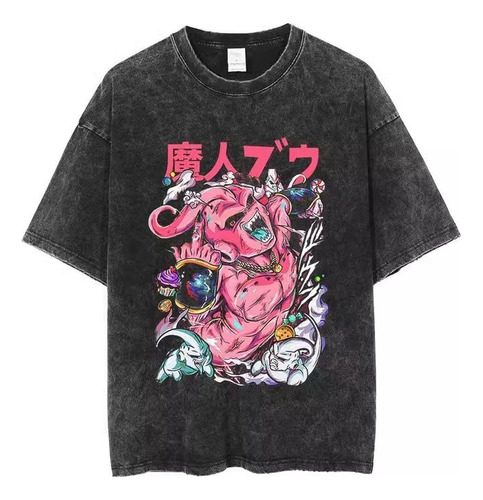 Camiseta De Algodón Con Estampado De Goku De Dragon Ball Par