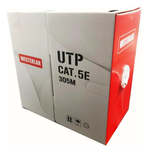 Cable Utp Cat 5e 70/30 Bobina De 305 Metros Redes Cctv