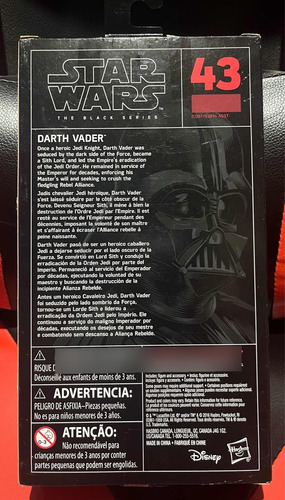 Star Wars Darth Vader The Black Series (Usado)