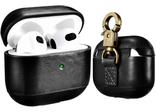 Case Para AirPods 3 Funda De Tpu Y Piel Calidad Premium Cc15