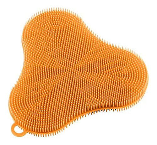 Esponja De Silicona Limpiadora Stay Clean De , Naranja