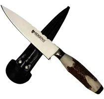 Comprar Cuchillo 15cm Seigen Acero Inoxidable + Vaina De Cuero