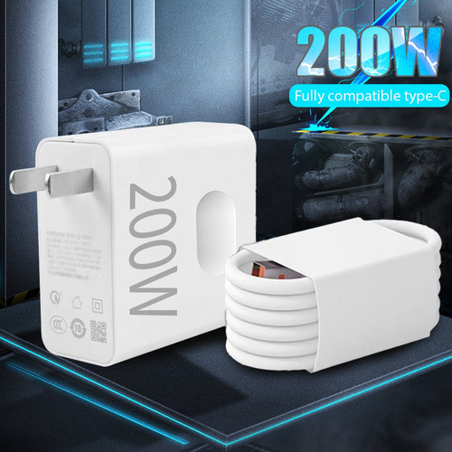 Conjunto De Cables De Datos De Carga Rápida Tipo C De 200 W