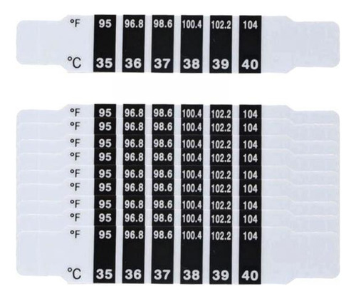 2 Parche De Temperatura Para La Fiebre, Frente 10 Piezas