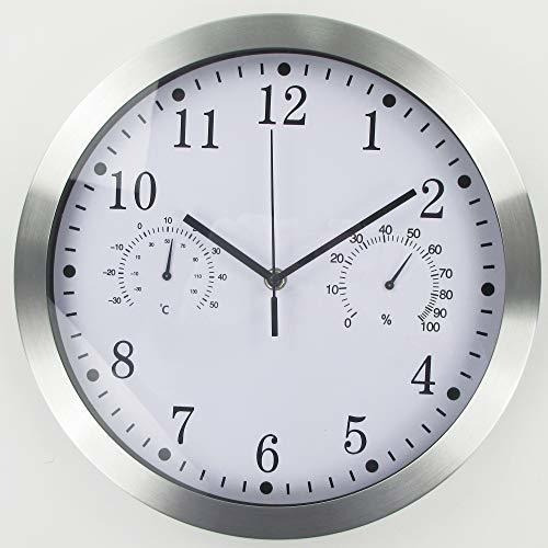 Reloj De Pared - Timelike Quartz Round Silent Wall Clock Met