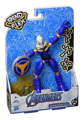 Figura Marvel Avengers Bend And Flex Taskmaster Hasbro Origi
