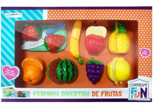 Creative Fun Mini Feirinha Divertida 8 Frutas - Multikids