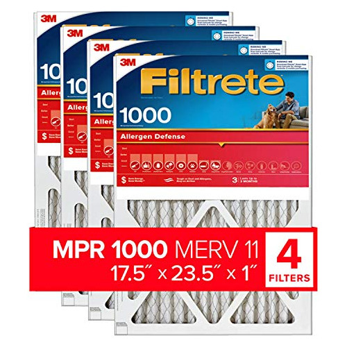 Filtrete 17,5 X 23,5 X 1, Filtro De Aire Para Horno Ac, Mpr