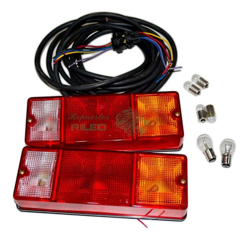 Juego Faros Traseros Trailer Batan Acoplado Kit Completo