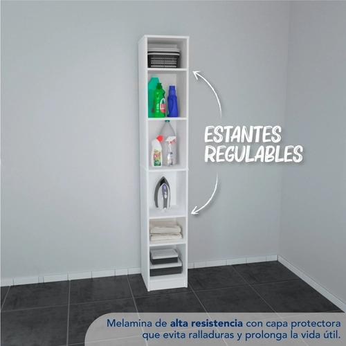 Imagen 2 de 8 de Organizador Biblioteca Despensero Angosto Repisa Cocina