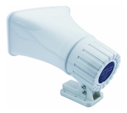 Sirena 2 Tonos 40watt A 12volt Blanca