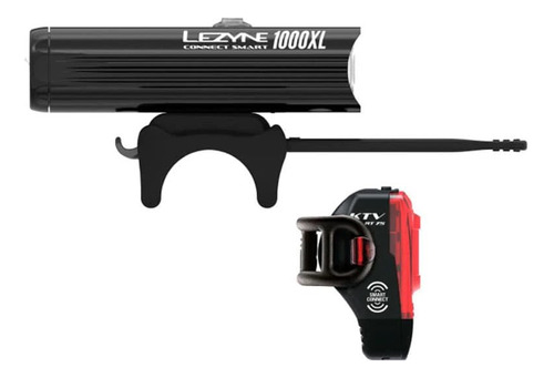 Luces Lezyne Combo Connect Smart 1000xl/ktv Negra