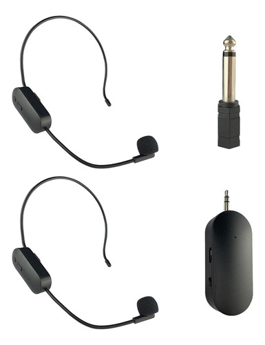 Auriculares Con Micrófono Para Guía 2 Micrófonos