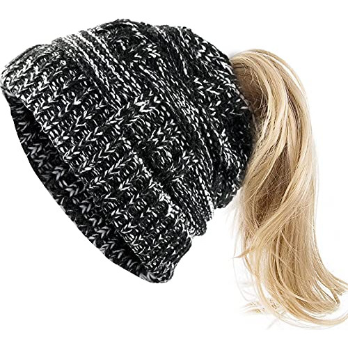 Xinveen Gorros De Punto De Invierno, Gorro De Punto Elástico