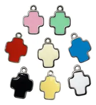 Comprar Cruz Esmaltada Color Souvenir Bautismo Cruces Comunion X10u