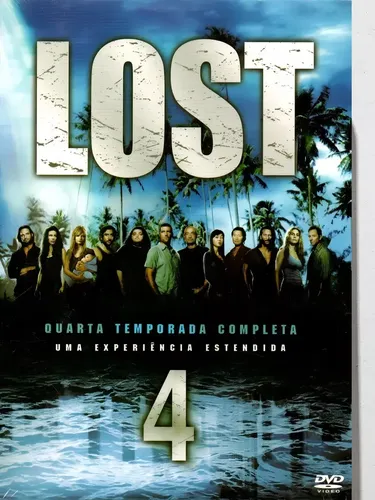 Box 6 Dvd Lost 4a Temporada Completa Original | Parcelamento sem juros