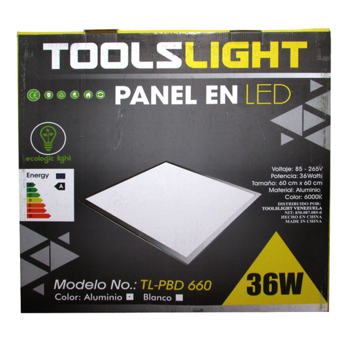 Panel Led Half 60 X 60 Cms Marca Hammer