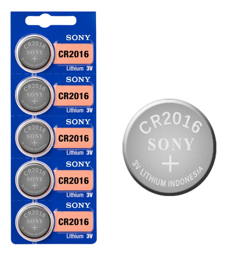 Pilas Botón Cr2016 Sony 3v 1 Pila