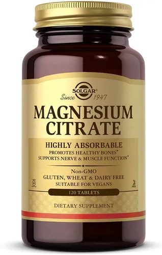 comprar Solgar Magnesium Citrate Citrato De Magnesio 120tabs Sabor Neutro