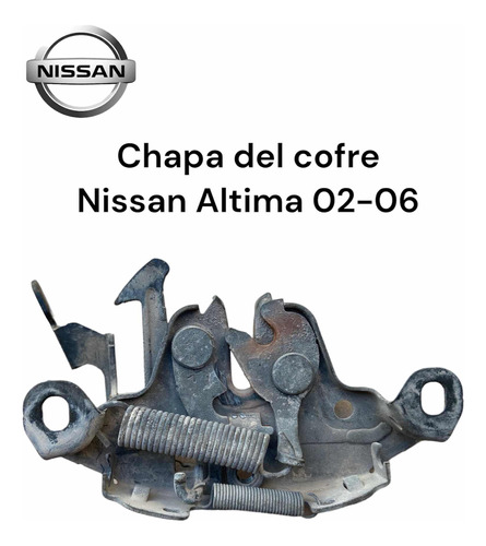 Chapa Cofre Altima 2002-2006 Original Usada