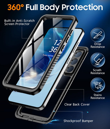 Funda Impermeable Nineasy Para Samsung Galaxy S25 Plus